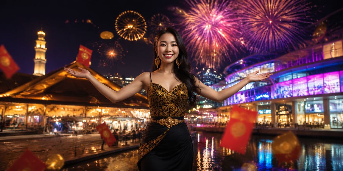 Suasana angpau merah dan bonus kasino langsung sempena Tahun Baru Cina di platform 7500