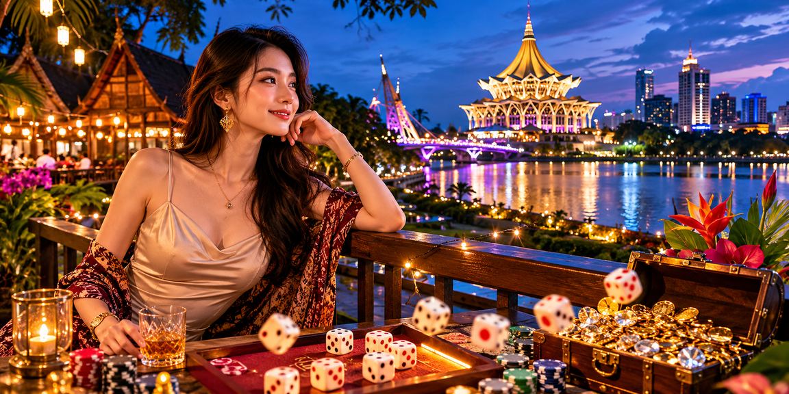 Pemain dari Sarawak menikmati permainan dadu dan roulette dalam talian melalui platform 7500